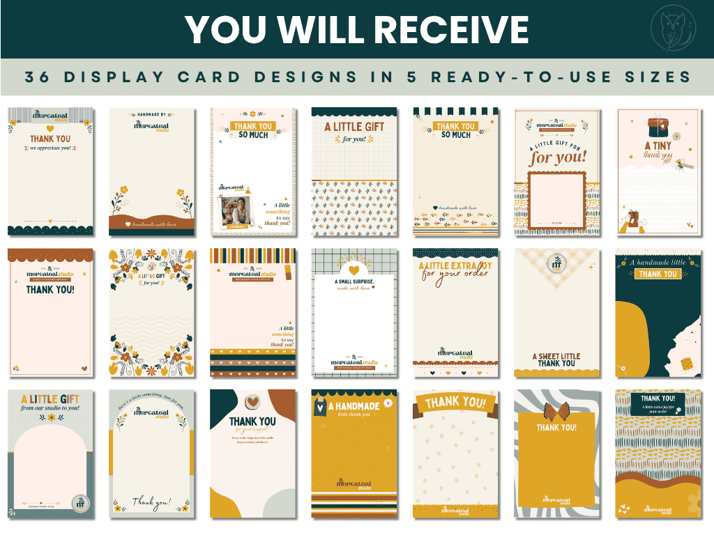 MERCATEAL DISPLAY CARDS