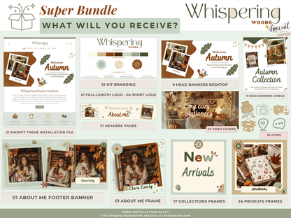 SHOPIFY THEME - Whispering Woods Creations