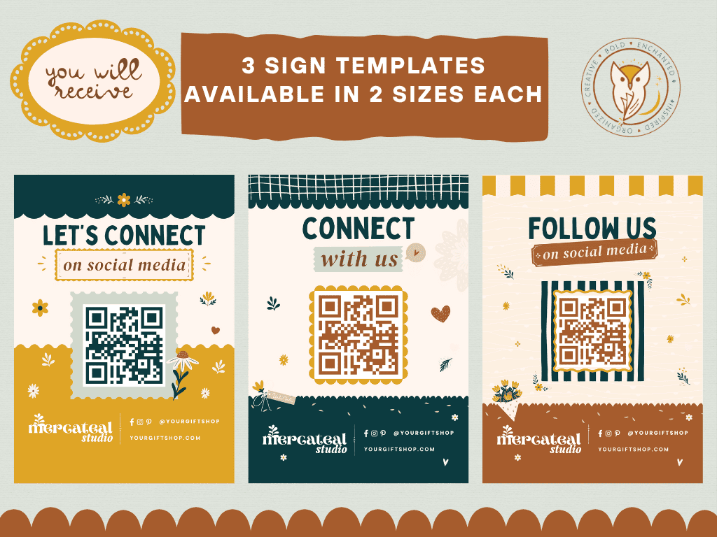 MERCATEAL SOCIAL MEDIA SIGN