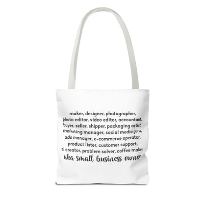 SMALL BIZ LIFE TOTE BAG - MAKER