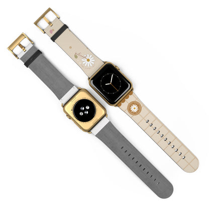 STAY COZY WATCH BAND FAUX LEATHER