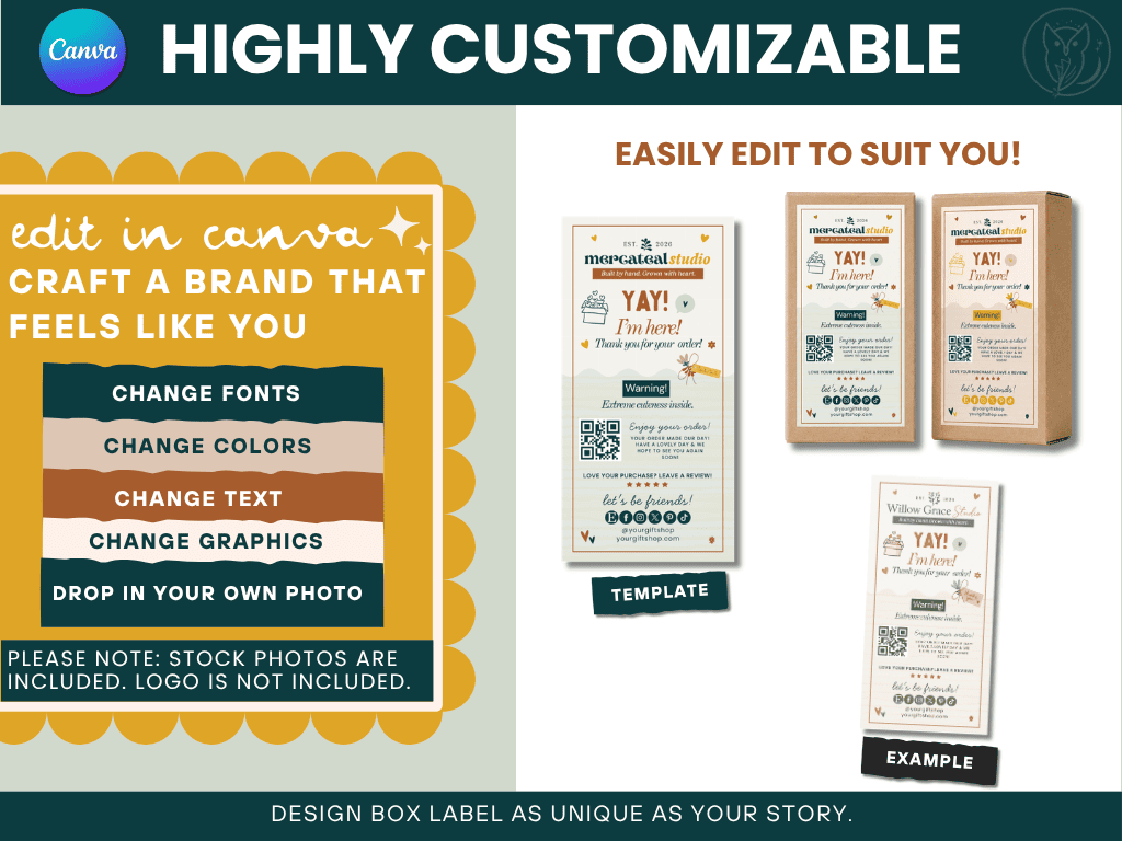 MERCATEAL BOX LABEL