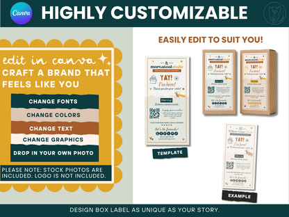 MERCATEAL BOX LABEL