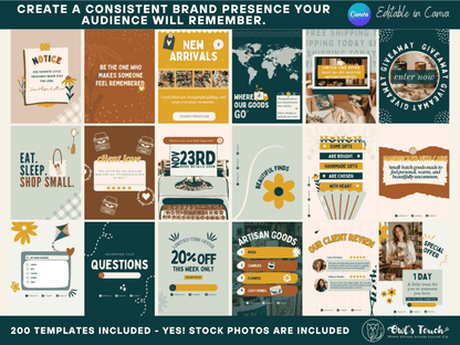 MERCATEAL INSTAGRAM TEMPLATE BUNDLE - EDITION 1