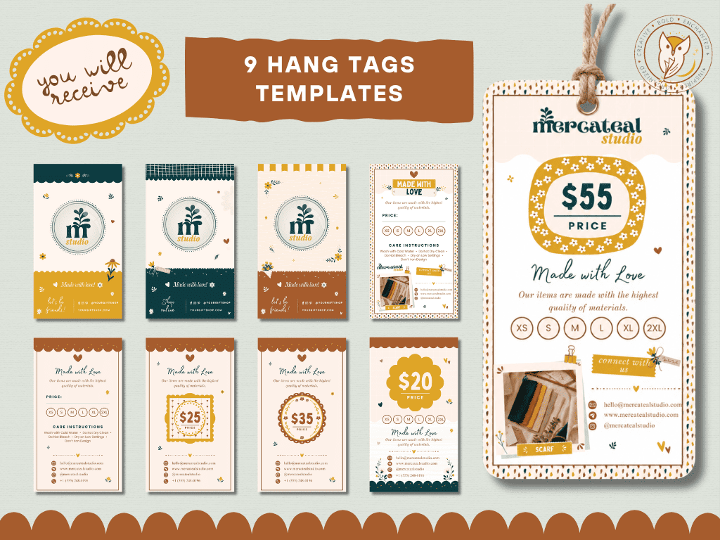 MERCATEAL HANG TAGS