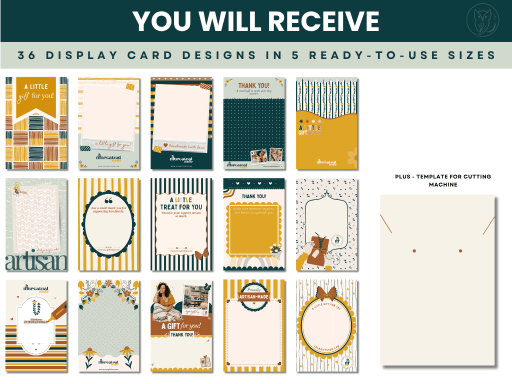 MERCATEAL DISPLAY CARDS