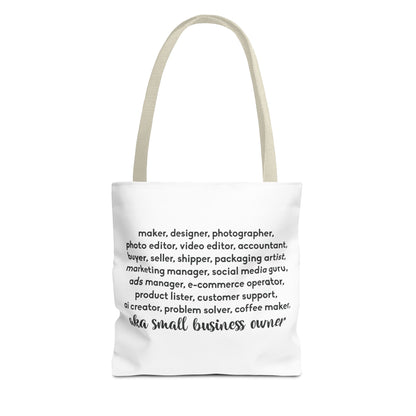 SMALL BIZ LIFE TOTE BAG - MAKER