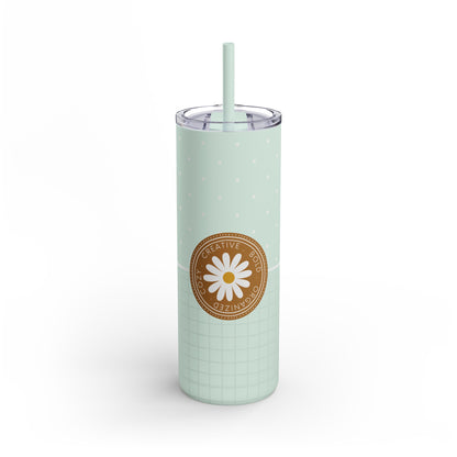 COZY CREATIVE BOLD ORGANIZED SKINNY MATTE TUMBLER, 20OZ