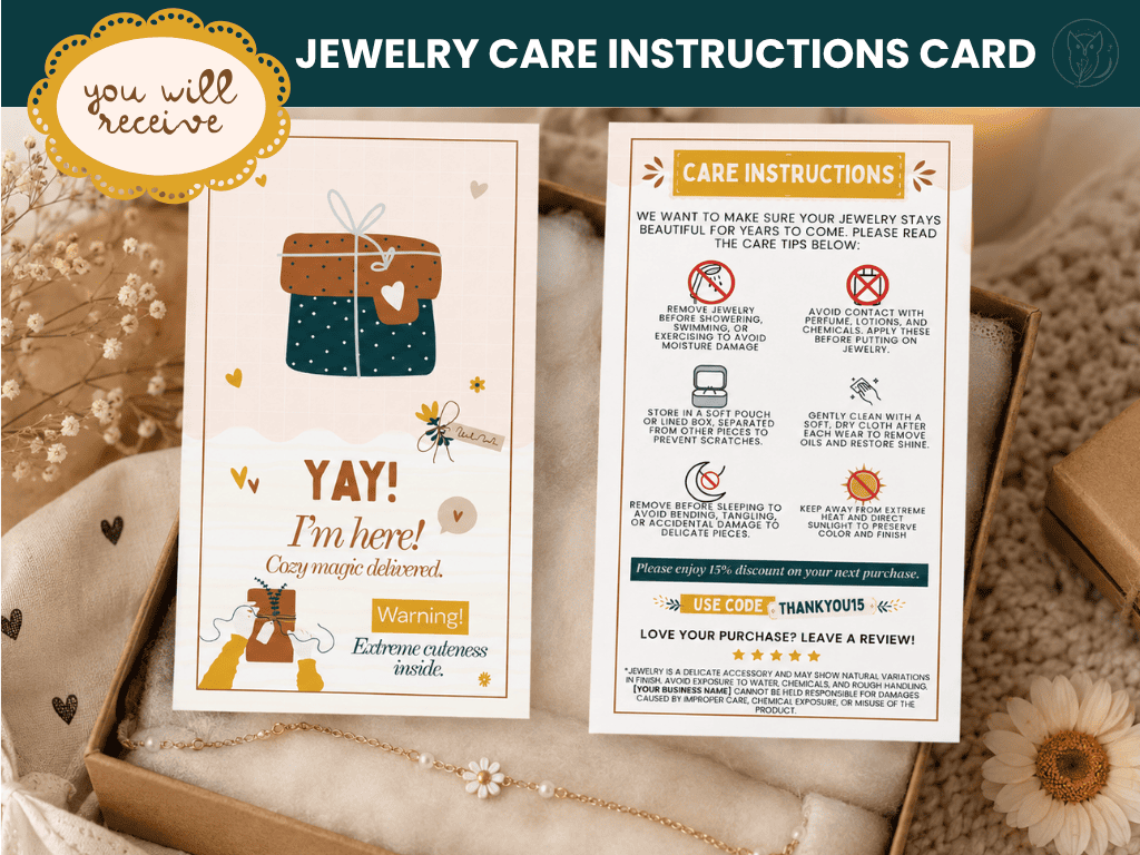 MERCATEAL CARE INSTRUCTIONS
