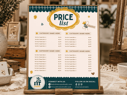 MERCATEAL PRICE LIST
