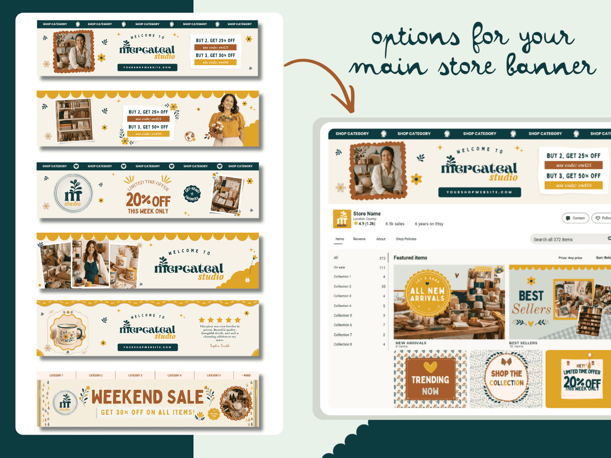MERCATEAL ETSY SHOP KIT