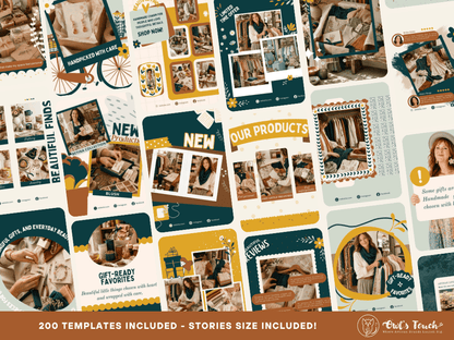 MERCATEAL INSTAGRAM TEMPLATE BUNDLE - EDITION 1