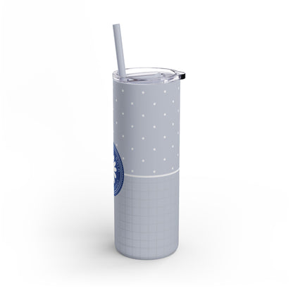 COZY CREATIVE BOLD ORGANIZED SKINNY MATTE TUMBLER, 20OZ