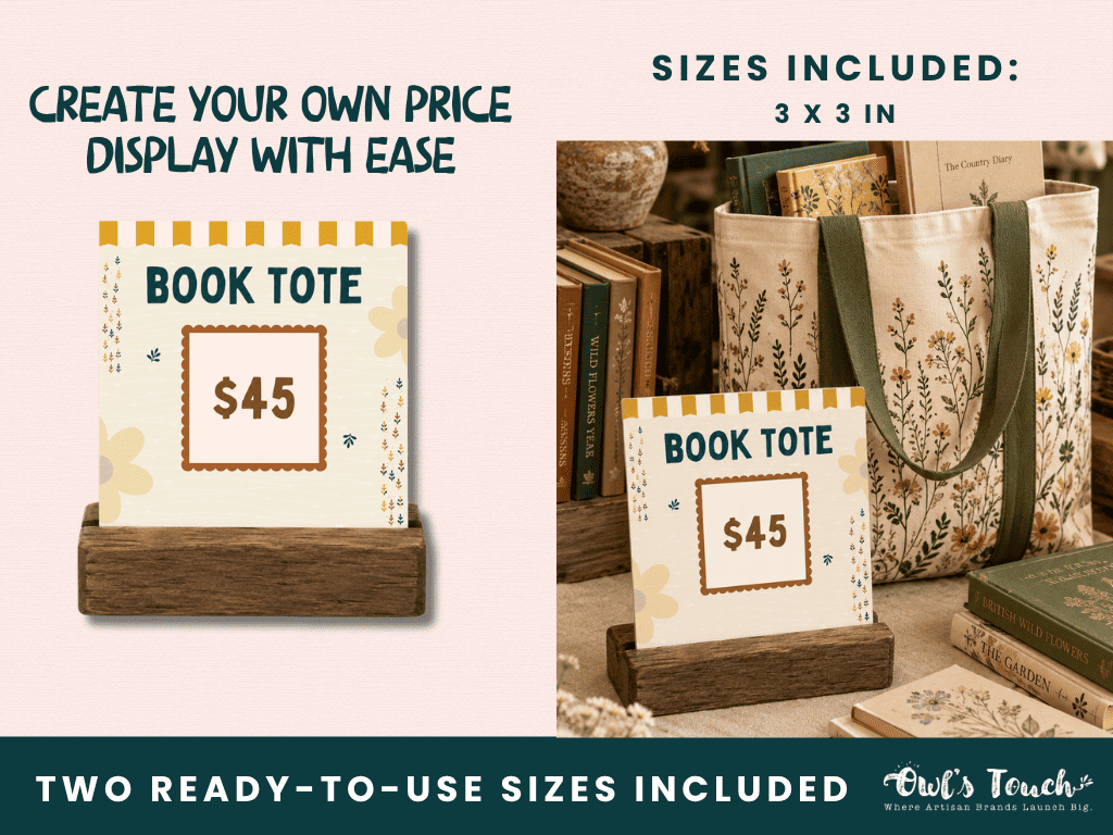 MERCATEAL PRICE DISPLAY CARDS