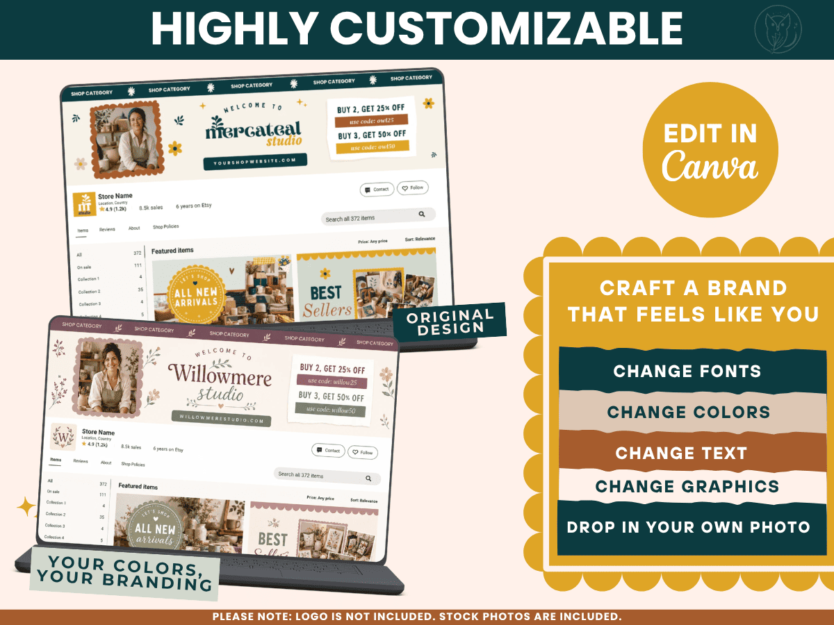 MERCATEAL ETSY SHOP KIT