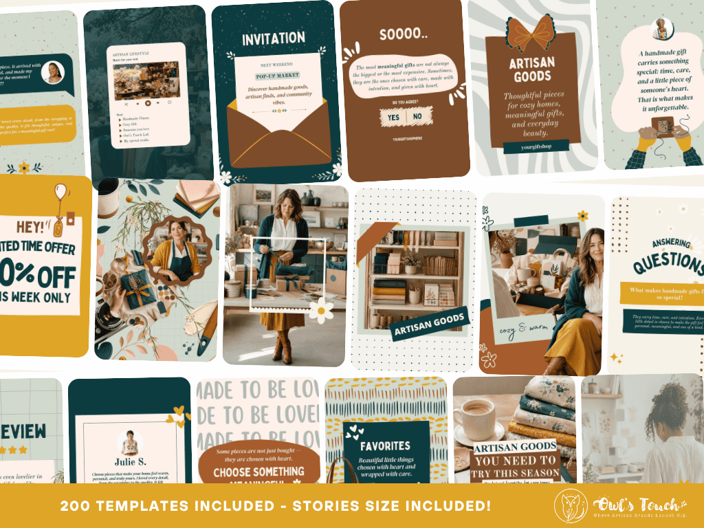 MERCATEAL INSTAGRAM TEMPLATE BUNDLE - EDITION 1