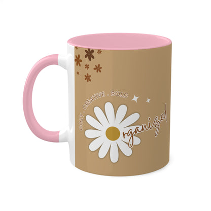 Brown Mug - Cozy . Creative . Bold . Organized