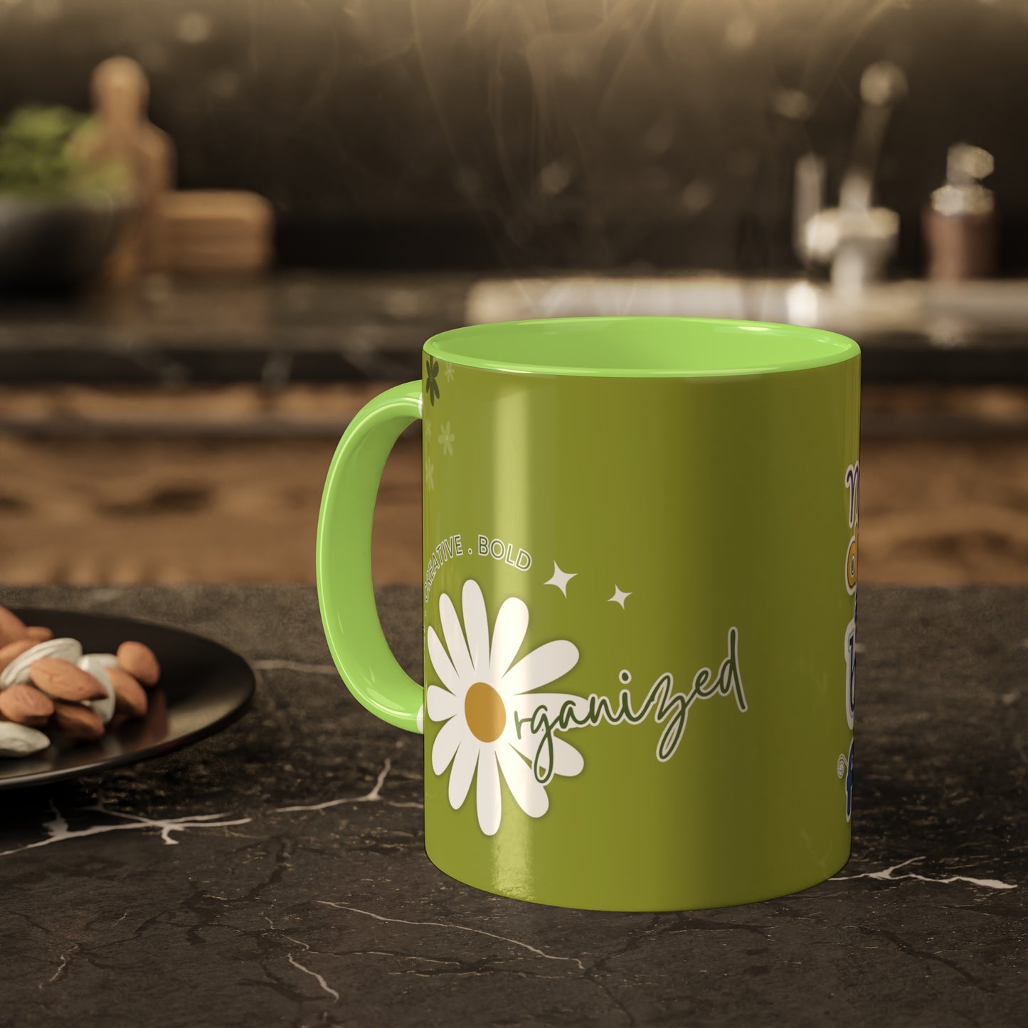 Copy of YELLOW Mug - Cozy . Creative . Bold . Organized