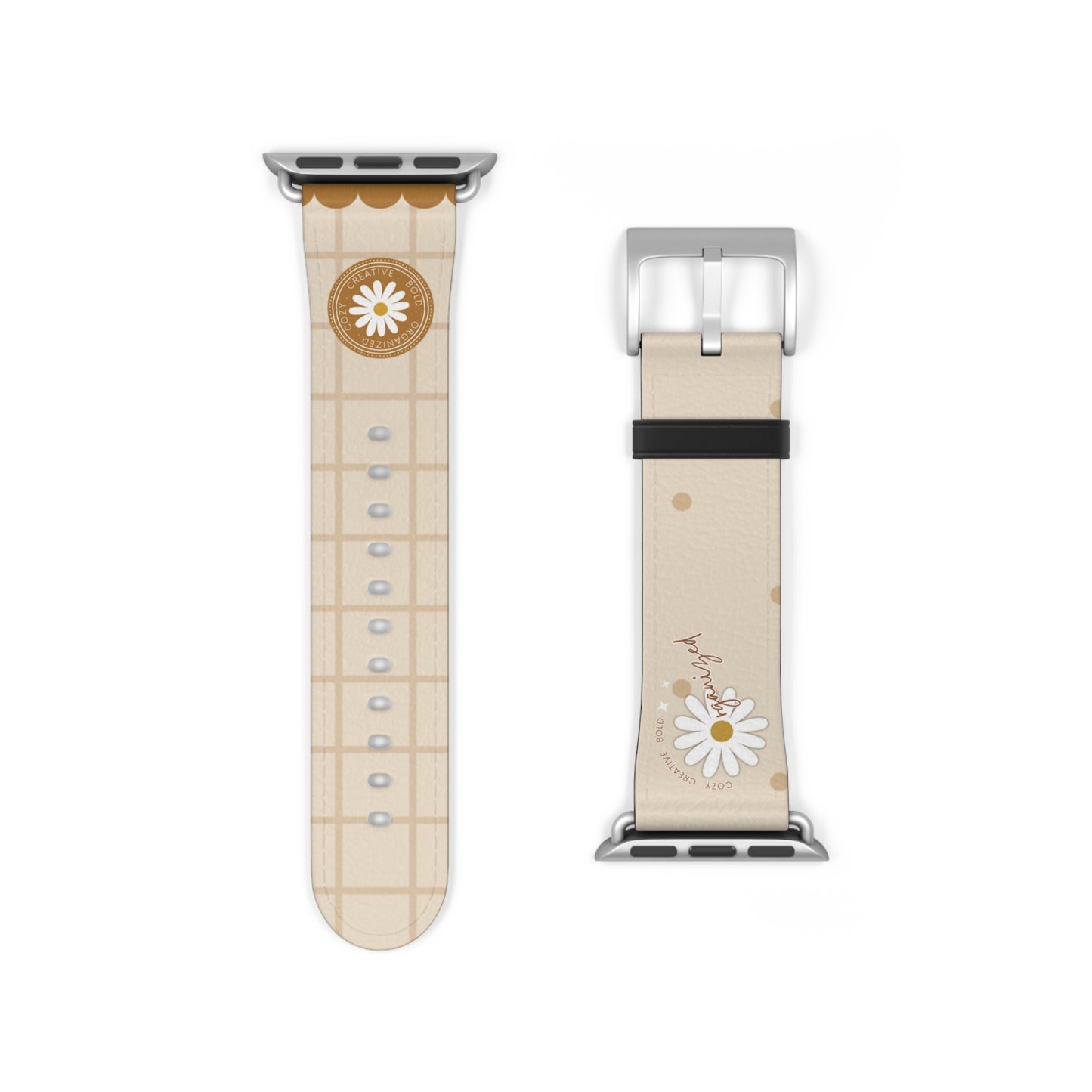 STAY COZY WATCH BAND FAUX LEATHER