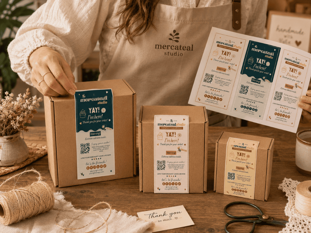 MERCATEAL BOX LABEL