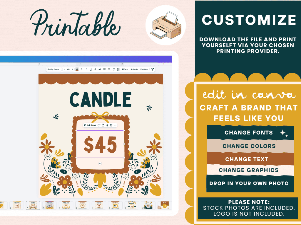 MERCATEAL PRICE DISPLAY CARDS