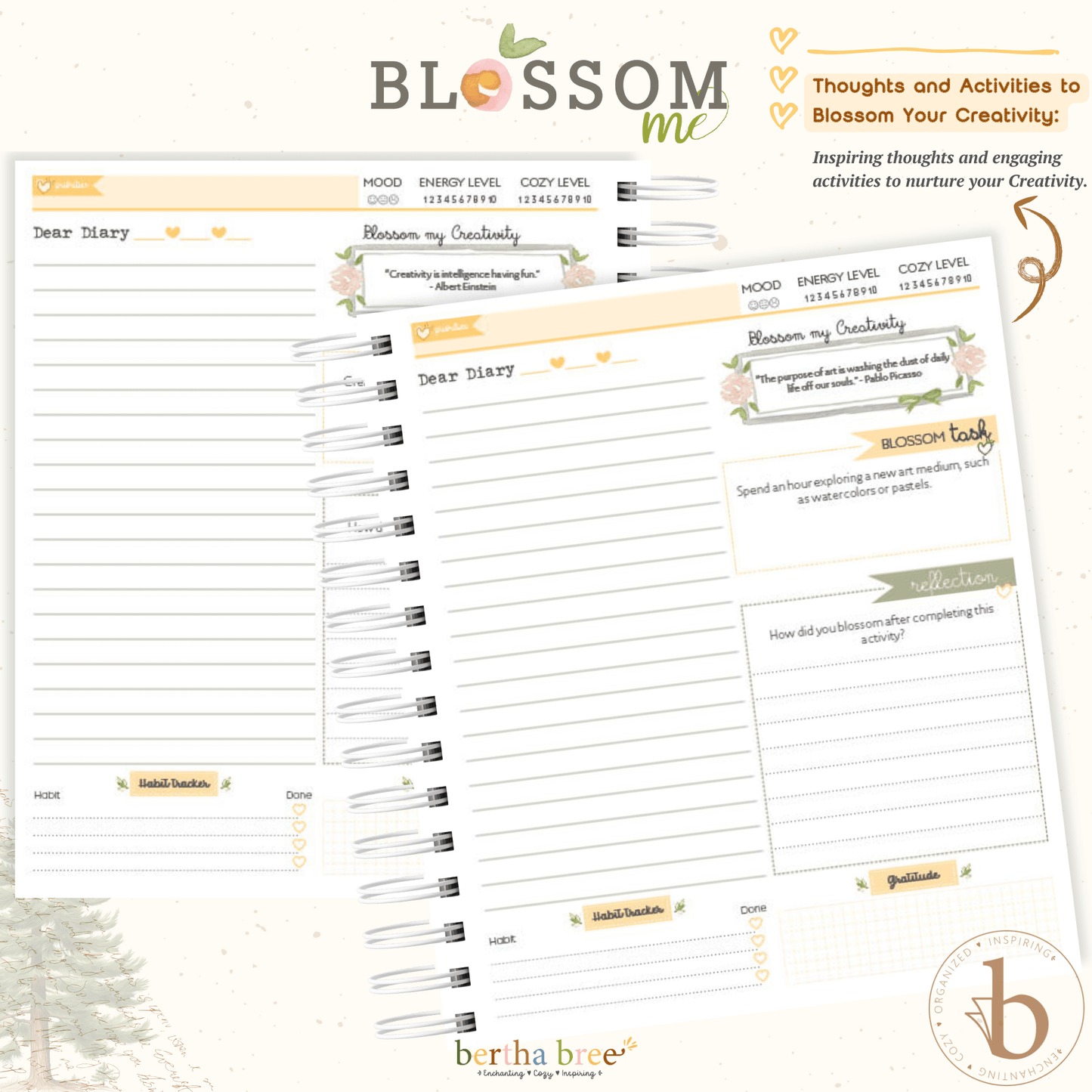 BLOSSOM ME DIARY ROSA BEBE