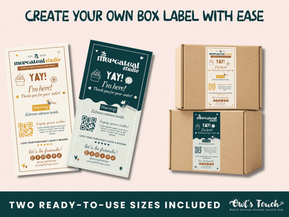MERCATEAL BOX LABEL