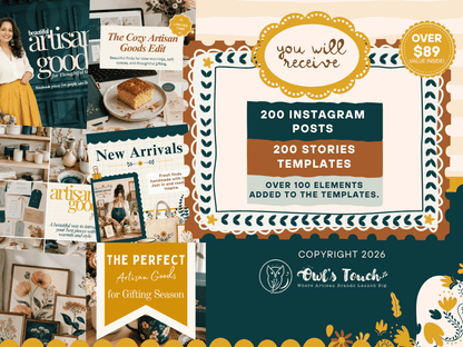 MERCATEAL INSTAGRAM TEMPLATE BUNDLE - EDITION 1
