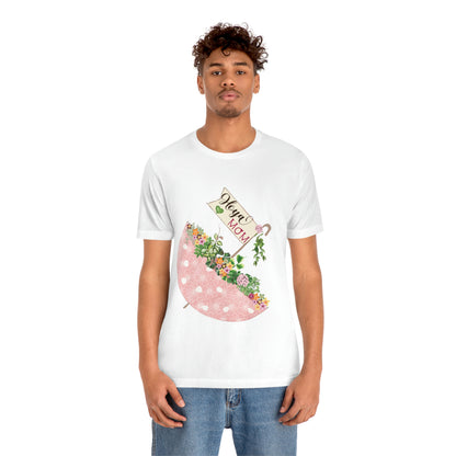 HOYAHOLIC PINK UMBRELLA SHORT SLEEVE TEE