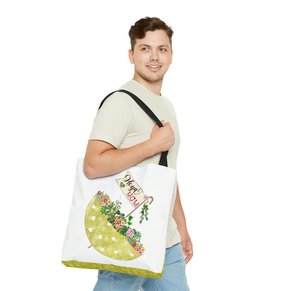 HOYAHOLIC HOYA GREEN UMBRELLA TOTE BAG