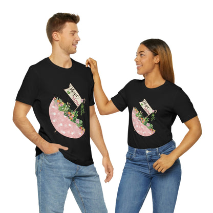 HOYAHOLIC PINK UMBRELLA SHORT SLEEVE TEE