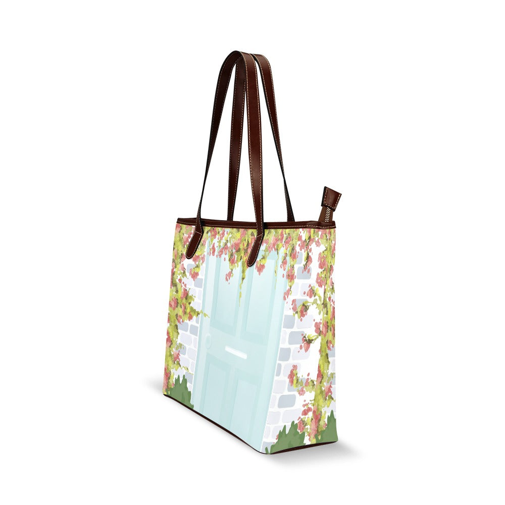 TURQUOISE DOOR - PERUVIAN AVENUE BOOK TOTE
