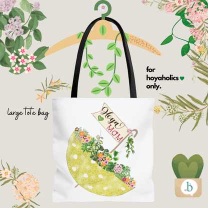 HOYAHOLIC HOYA GREEN UMBRELLA TOTE BAG