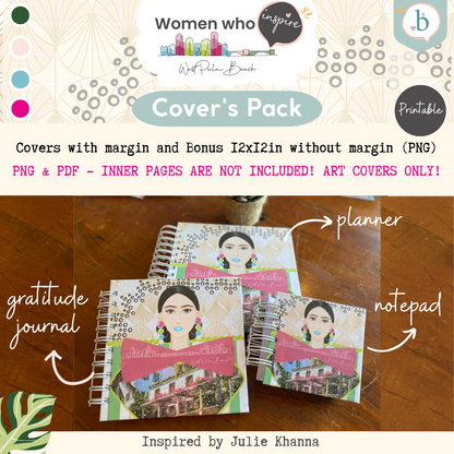 Palm Beach Girls - Printable Planner - Journal - Notepad Cover