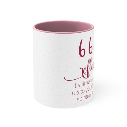 ANGEL NUMBER 666 JAZZBERRY MUG, 11OZ