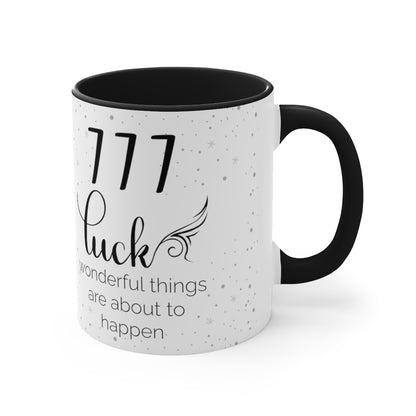 ANGEL NUMBER 777  MUG, 11OZ