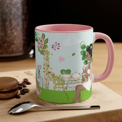 HOYAHOLIC HIGH TEA GARDEN TWO-TONE MUG 11oz
