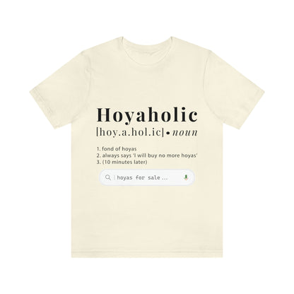HOYAHOLIC DICTIONARY DEFINITION SHORT SLEEVE TEE