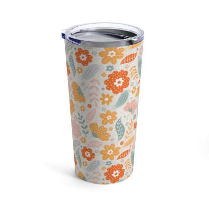 SHABREE SPRING ORANGE TUMBLER 20oz