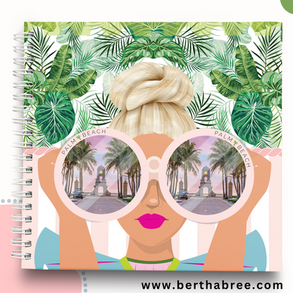 Palm Beach Girls - Printable Planner - Journal - Notepad Cover