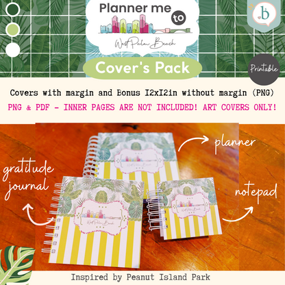 Planner me to - Printable Planner, Journal & Notepad Cover