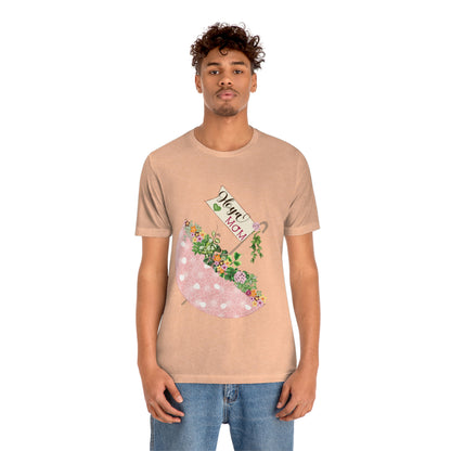 HOYAHOLIC PINK UMBRELLA SHORT SLEEVE TEE