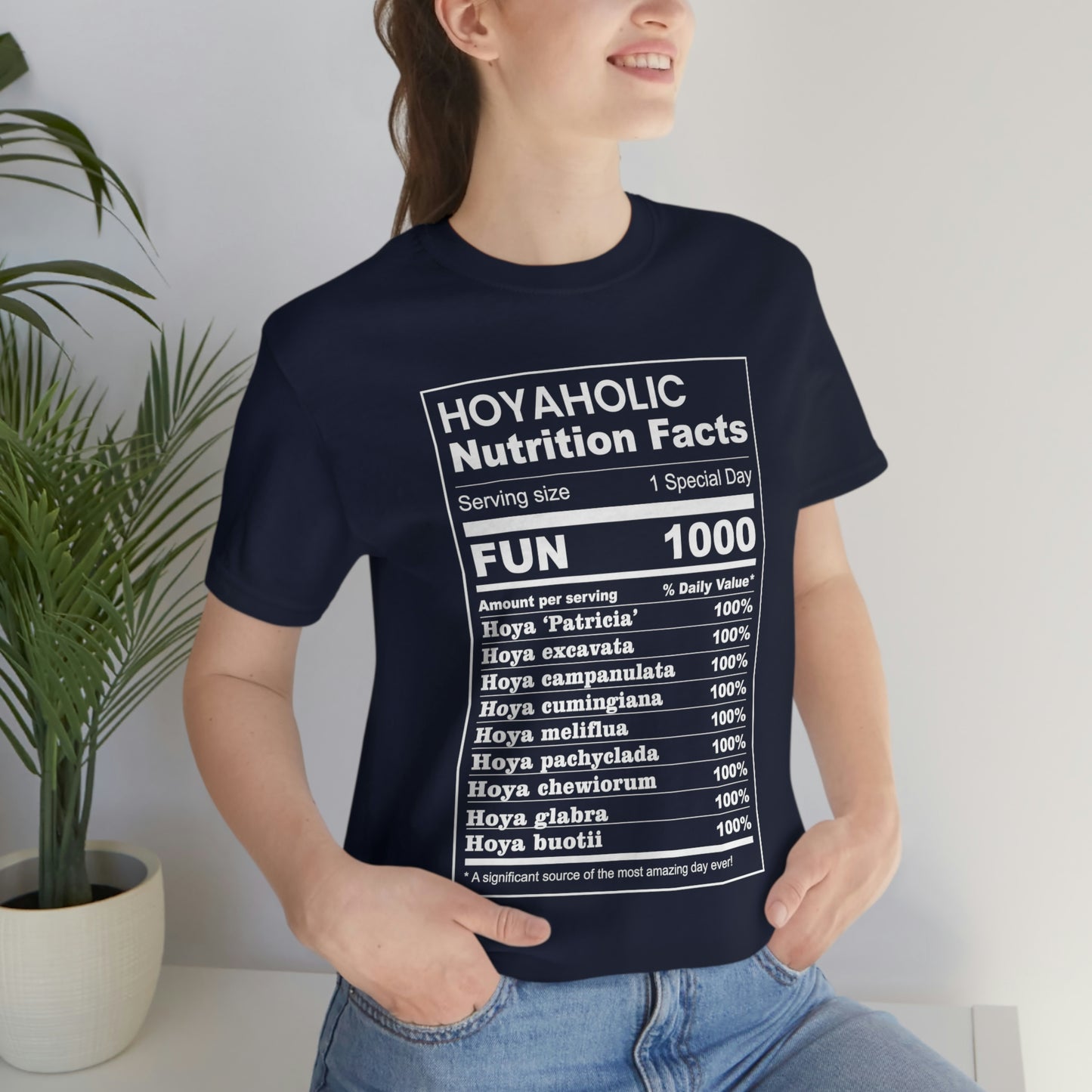 HOYAHOLIC NUTRITION FACTS SHORT SLEEVE TEE