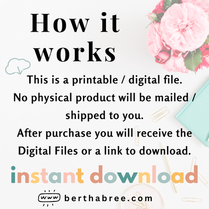 Planner me to - Printable Planner, Journal & Notepad Cove
