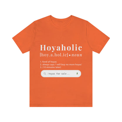 HOYAHOLIC DICTIONARY DEFINITION SHORT SLEEVE TEE