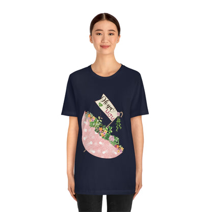 HOYAHOLIC PINK UMBRELLA SHORT SLEEVE TEE