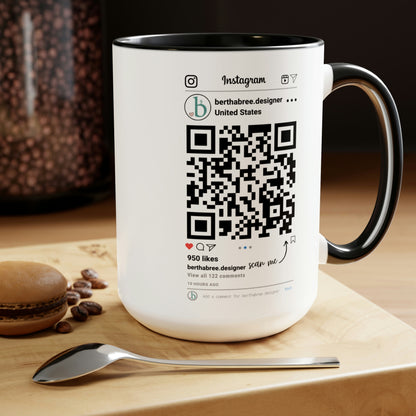INSTAGRAM PERSONALIZED MUG 15oz