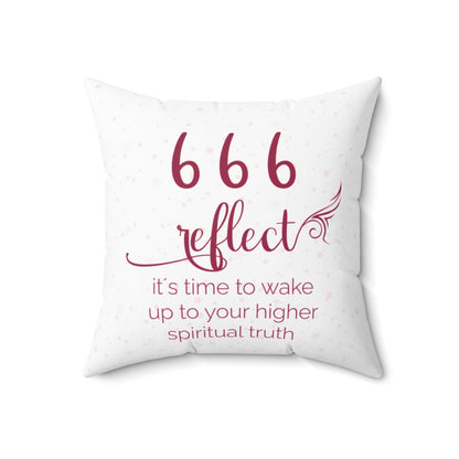Angel Number 666 Jazzberry Cushion