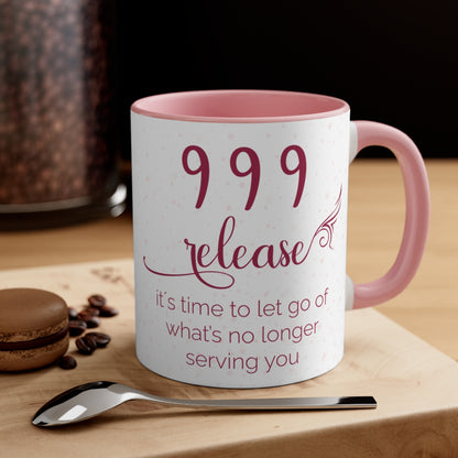 ANGEL NUMBER 999 JAZZBERRY MUG, 11OZ