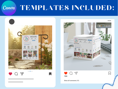 Editable Print on Demand Bundle - Instagram Collection Editable Canva - Mug Pillow Tumble Shirt Garden Flag Journal Totebag Note cube